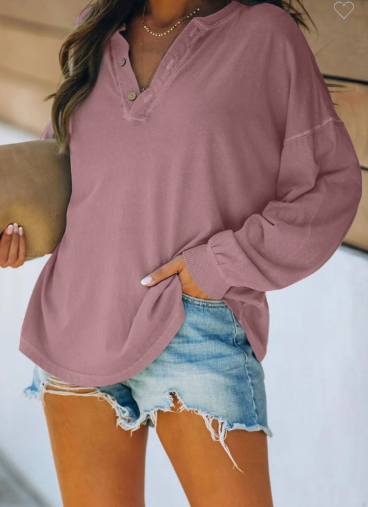 Put Together Pullover in Pink (SWH)