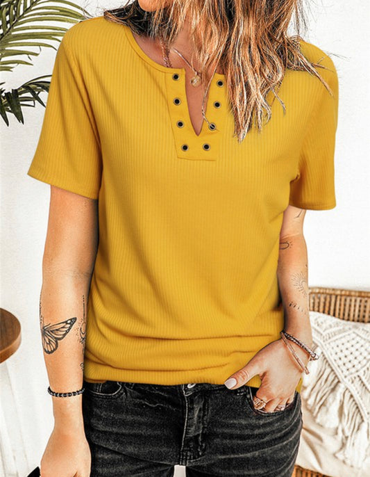 Bad & Bougie Top in Mustard