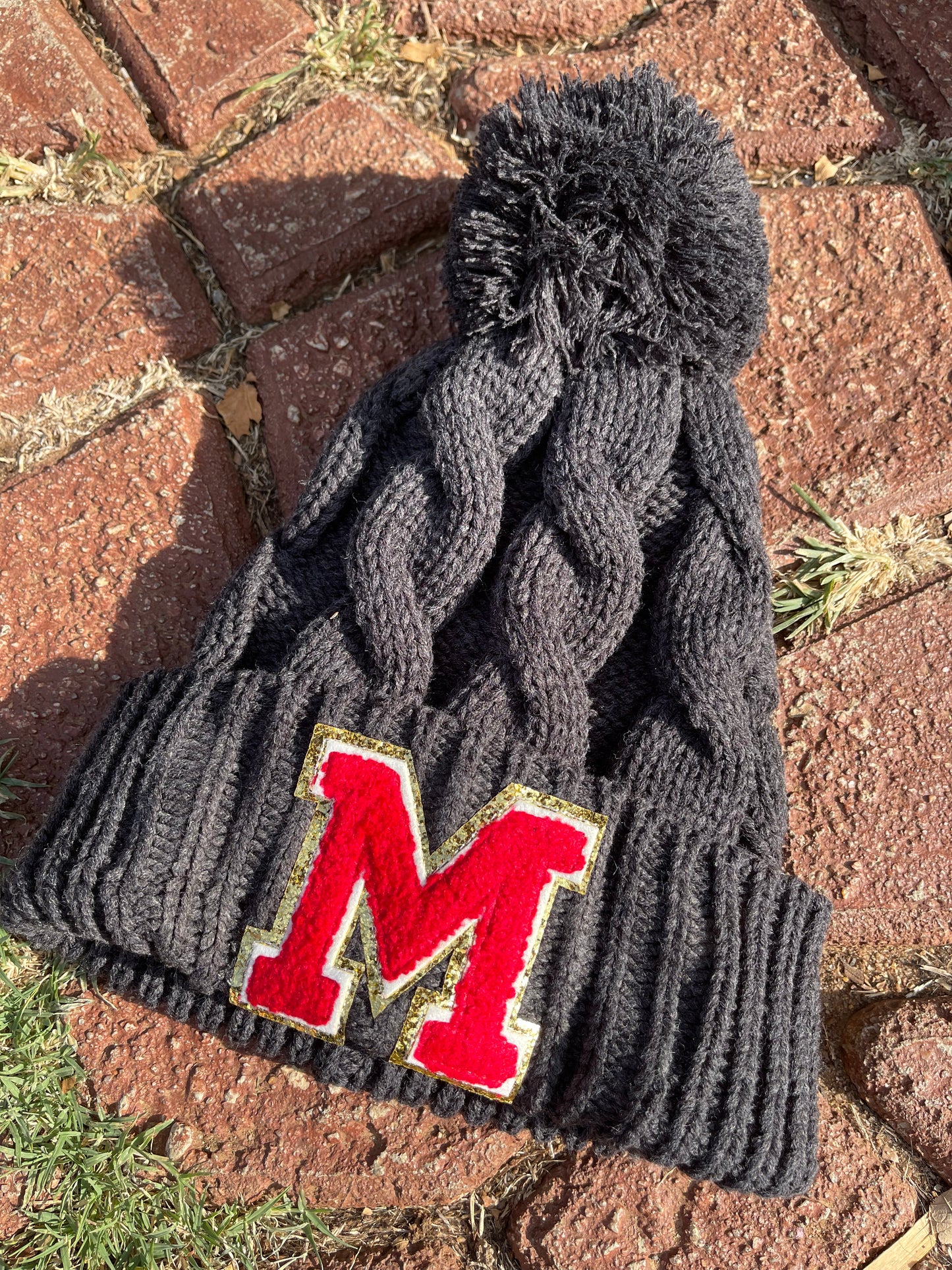 Letter beanie